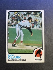 1973 Topps Baseball Rickey Clark California Angels High Numbered Card #636