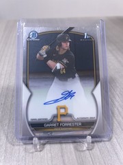 Garret Forrester 2023 Bowman Draft – Chrome Prospect Autographs #CDA-GF (AU, RC)