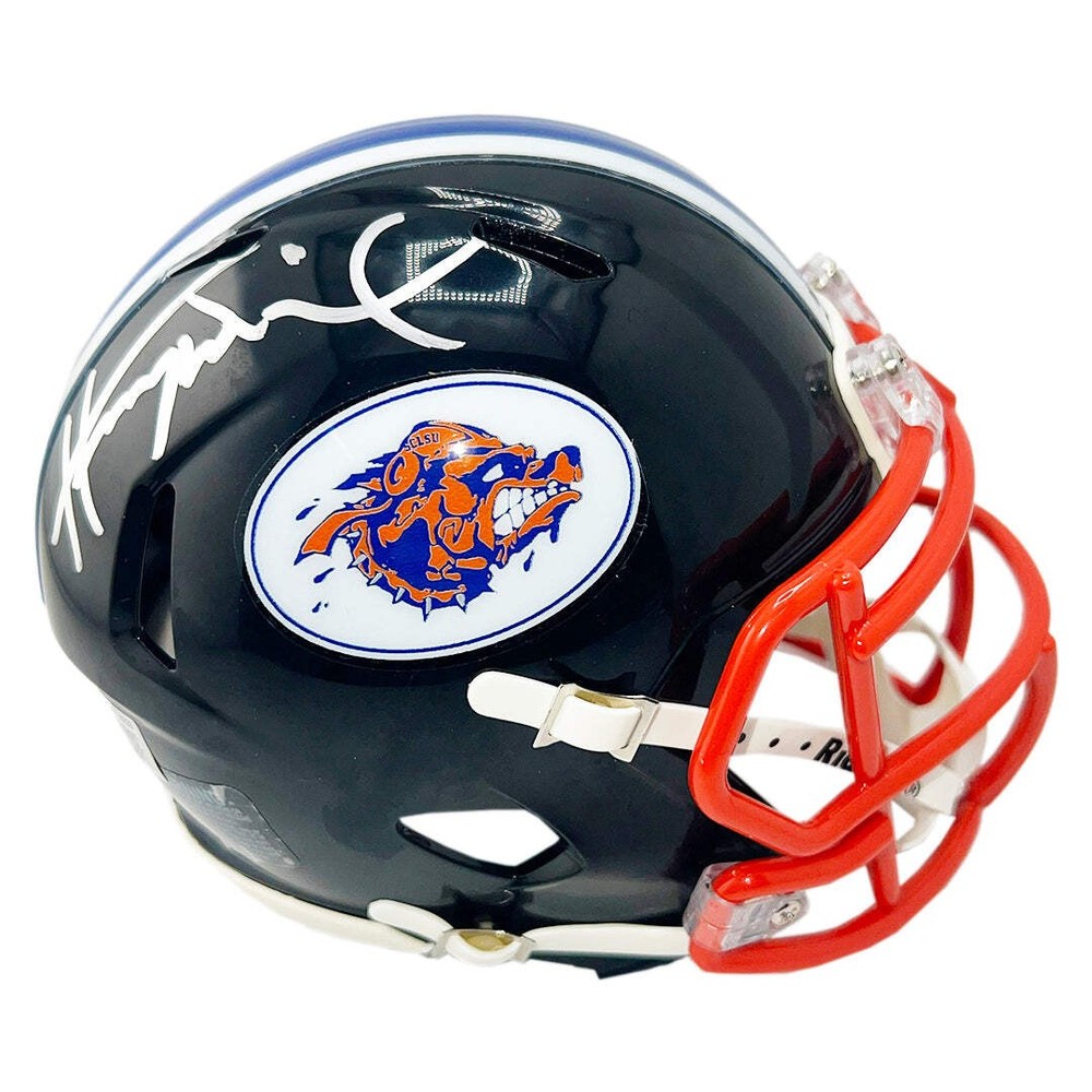 Henry Winkler Coach Klein Signed Mud Dogs Speed Mini Black Football Helmet (Beck