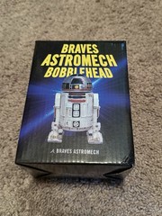 Atlanta Braves Star Wars Astromech R2D2 Bobblehead Figure 5/7/25
