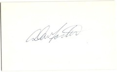Alan Foster – Autograph – 1967-76 LAD/CLE/StL