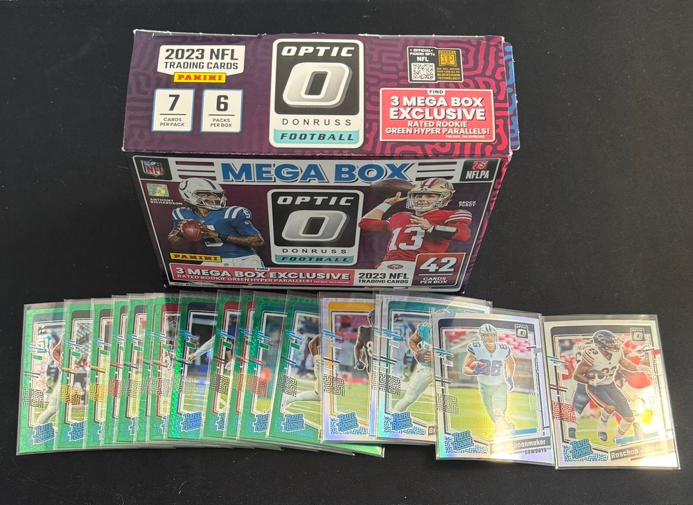 2023 Donruss Optic Rated Rookie Parallels: Silver, Hyper Green, Green Lazer! $4