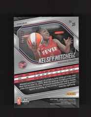 2025 Panini Prizm WNBA #35 Kelsey Mitchell Pink Prizms #/175