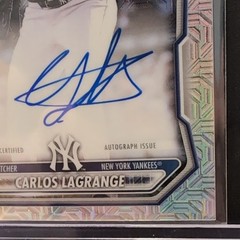 Topps Bowman Chrome 2025 Carlos Lagrange BMA-CL New York Yankees Auto