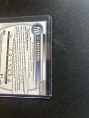 2025 Bowman Prospects Edgleen Perez #BCP-80 Fuchsia 185/199 Reptilian Refractor