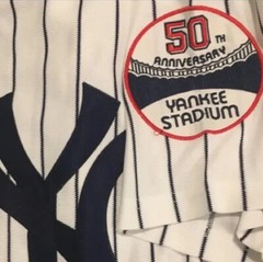 Thurman Munson NY Yankees jersey, NWT, Mens Large, 50th Anniversary Comm. Patch.