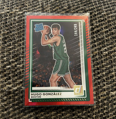 Panini Donruss 2025-26 Hugo González Rated Rookie Red /249 #16 Celtics
