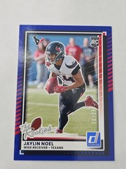 Jaylin Noel 2025 Donruss Rookies & Highlights Blue /25 Texans #DRH-37