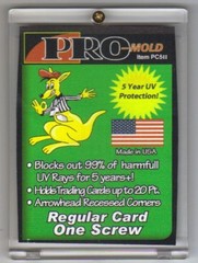 20) Pro-Mold 1-Screw Screw-Down Card Holder Regular Card Size 20pt Arrow Corners