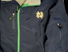 Knights Apparel University of Notre Dame Fighting Irish Full-Zip Softshell Jacke