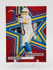 2025 Panini Rookies & Stars #1 Justin Herbert Red