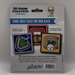 NCAA OSU StadiumViews 3D Drink Coasters 3D Replica Of OKLAHOMA STATE Stadium 2pk