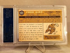 1960 Topps #202 Fred Kipp PSA 7
