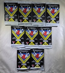 (1) 1990 Kingpins Bowling Factory Sealed Pack Unopened 10 Cards