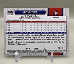 Justin Steele 2026 Topps All-Star Game Gold Foil /50 Chicago Cubs #486