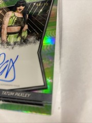 2026 Topps Chrome WWE Tatum Paxley Autograph 68/99 Green Refractor NXT