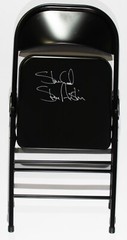 Stone Cold Steve Austin Signed Full Sized Steel Chair BAS COA 3:16 WWE Autograph