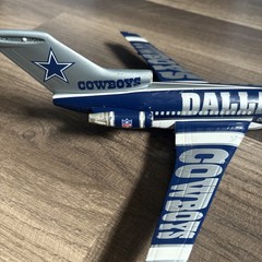 Danbury Mint Dallas Cowboys Boeing 727 Team Plane Diecast NFL Collectible-NO BOX