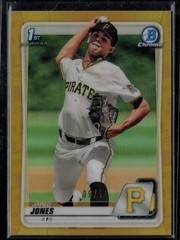 2020 Bowman Draft #BD-70 Jared Jones Chrome Gold #/50