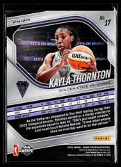 2025 Panini Prizm WNBA Kayla Thornton White Seismic 17