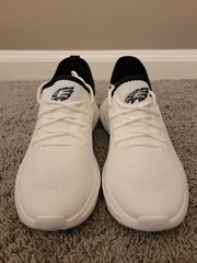 Philadelphia Eagles Womens Shoes- Size 7, NFL Jalen Hurts Sneakers White