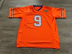 The Waterboy Mud Dogs Jersey Bourbon Bowl SEWN Football Movie Bobby Boucher SZ L