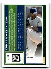 2025 Donruss #18 Kumar Rocker Optic Blue Velocity Rated Rookie