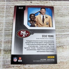 2022 Panini Score First Ballot Steve Young FB-SY HOF San Francisco 49ers NFL