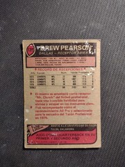 1977 Topps Mexican #130 Drew Pearson ALL-PRO HOF Dallas Cowboys