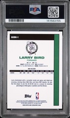 2025 TOPPS BASKETBALL 1980-81 TOPPS BASKETBALL 80BK-1 LARRY BIRD PSA MINT 9