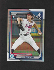 2024 Bowman Draft Cam Caminiti Chrome Refractor BDC-20 – Atlanta Braves