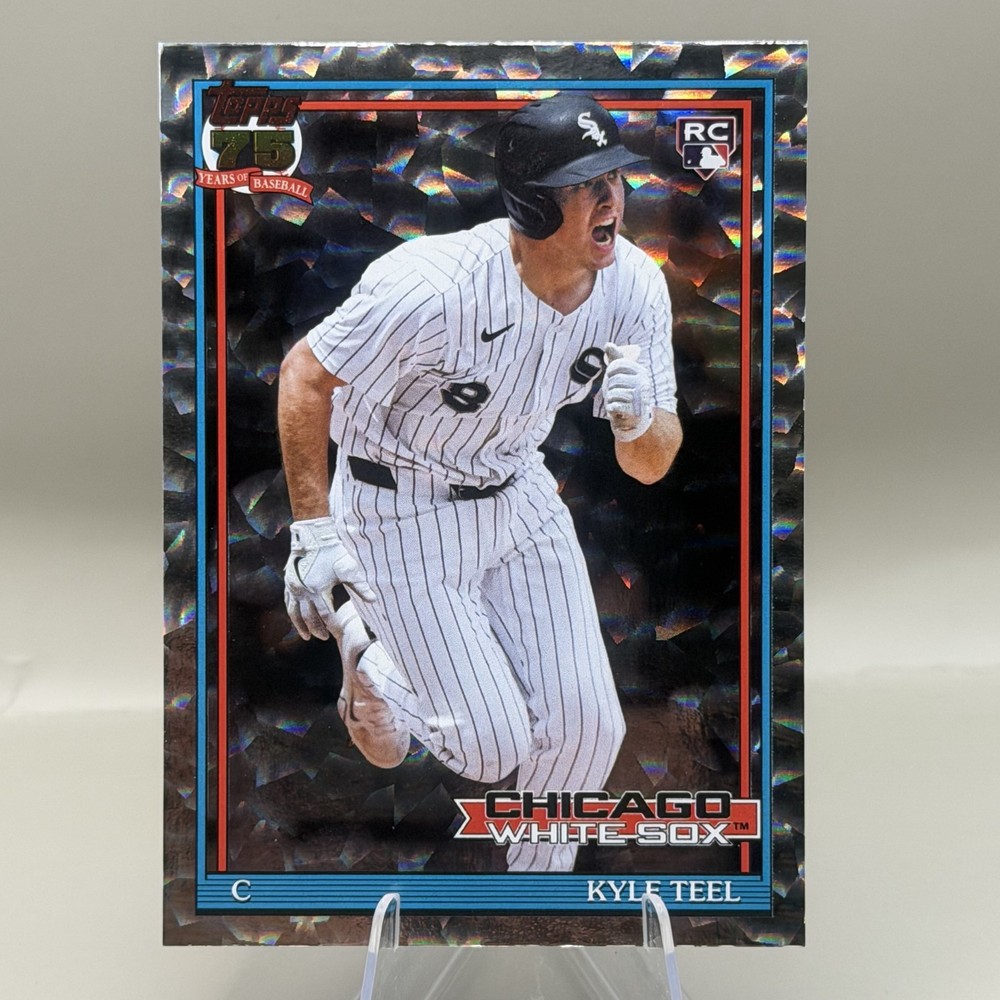 2026 Topps Series 1 – Kyle Teel #T91-91 35th Anniversary Crackle Foil (RC)