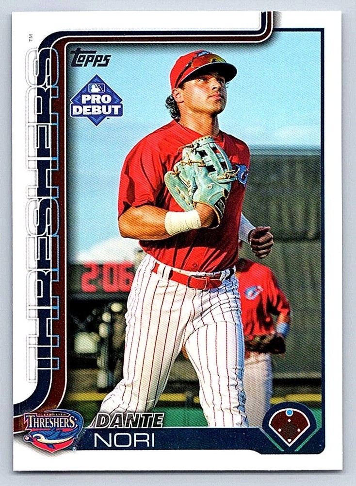 DANTE NORI THRESHERS 2025 TOPPS PRO DEBUT #PD-59