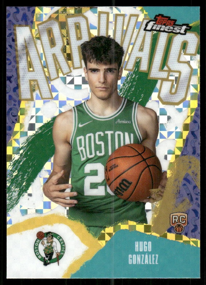 2025-26 Finest Arrivals X-Fractors #A28 Hugo González BSK