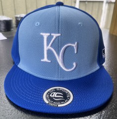 KANSAS CITY ROYALS Color Block MLB Replica OC Baseball Adjustable ADULT Hat NEW!