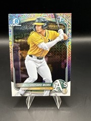 2025 Bowman 1st Chrome Shotaro Morii Mojo Refractor BCP-170 Athletics