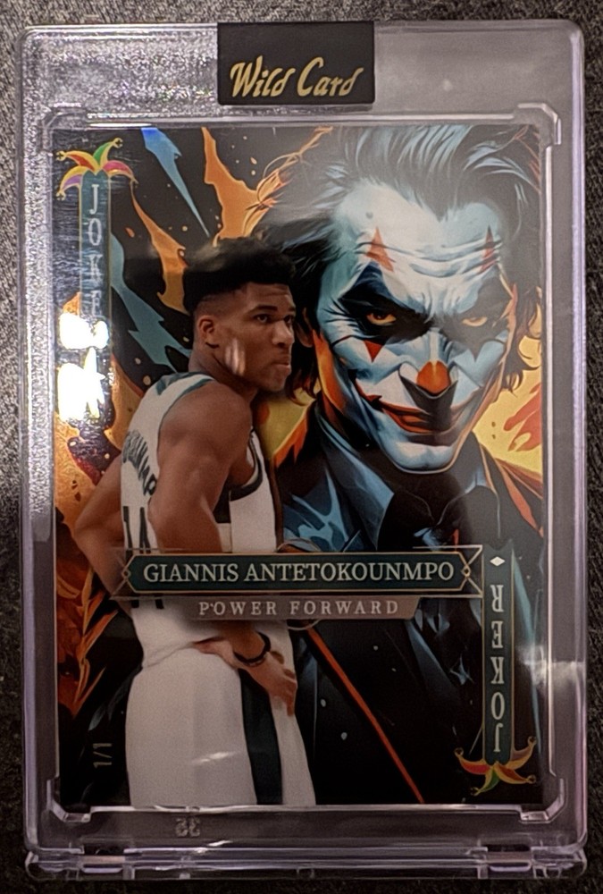 2025 Wild Card Jokers Wild Giannis Antetokounmpo Power Forward Joker 1/1
