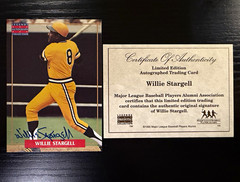 Willie Stargell 1996 Legends Autograph Collection Auto COA HOF Signed Card