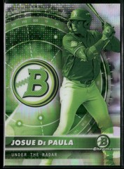 2026 Bowman Chrome Josue De Paula #UR-14 Refractor Under The Radar Parallel/Vari