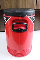 Body Armor 5 Gallon Water jug dispenser NCAA Red/Black College Bulldogs