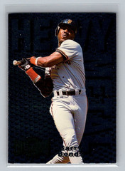 1996 Fleer Metal Universe – Heavy Metal Barry Bonds #2 S.F. Giants