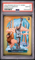 Kamilla Cardoso, RC Downtown SSP, 2024 Rookie Royalty WNBA #3, PSA 10 GEM MINT