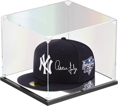 Hat Display Case for Baseball Caps Acrylic Box 8.7X7.9X7.1 in | Baseball Cap Dis