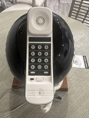 Vintage New York Giants Riddell Helmet Phone Telephone w/ Manual Excellent Cond