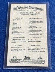 2022 Topps Allen & Ginter&rsquo;s Mini Diego Castillo #277 Pittsburgh Pirates