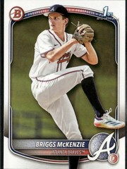 2025 BOWMAN DRAFT 1ST BRIGGS MCKENZIE ATLANTA BRAVES #BD-81