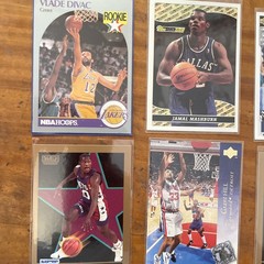 11 Nba Four Rookie Cards Mookie Blaylock Grant Hill Jamal Mashburn Divac
