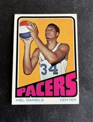 1972-73 Topps ABA 🔴⚪️🔵 200 Mel Daniels, Indiana Pacers HOF(P)
