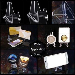 20-200 Pack Trading Card Display Stands Picture Paper Coins Sports Cards Holder