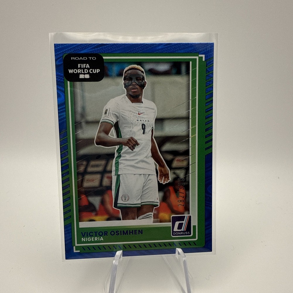 2025-26 Donruss Road To FIFA World Cup Victor Osimhen #190 Blue Swirl #/399